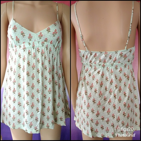 Free People Tops - FP Patterned Babydoll/Cami